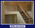 Oak Railing With Iron Balusters